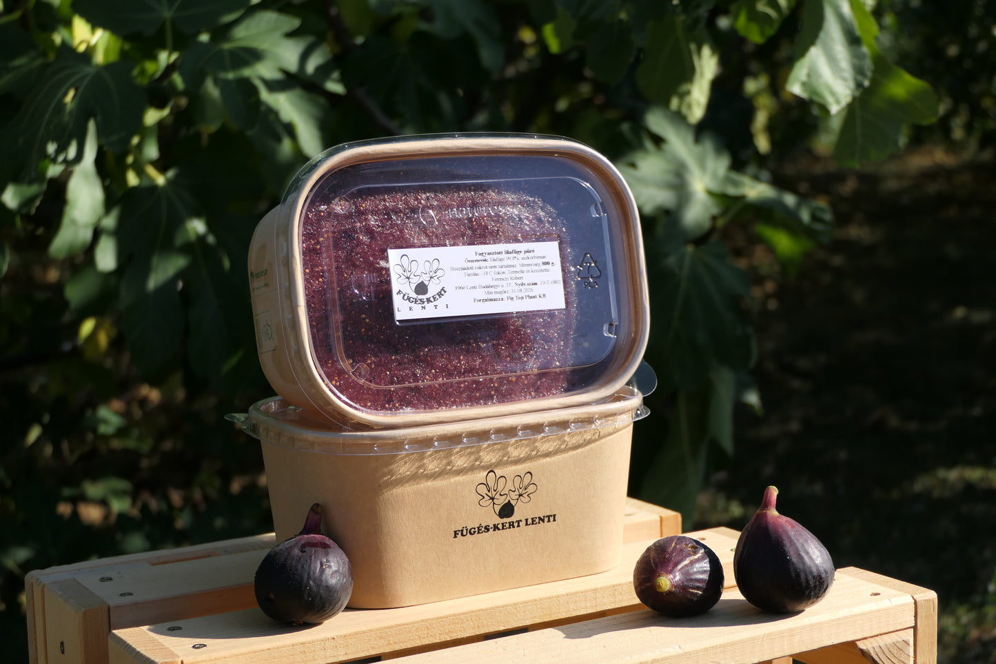 Gyorsfagyasztott lilafüge püré